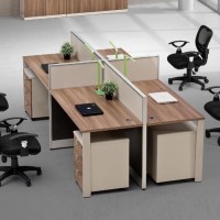 郑州钢木办公桌,办公桌椅厂家批发 境成办公桌隔断