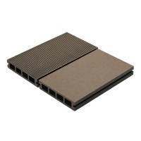 中式现代塑木地板 户外木塑简易防滑地板 环保室外木塑地板