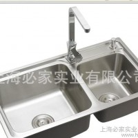 皇冠十年经验水槽广东1.2金色双槽8143洗涤槽不锈钢水槽